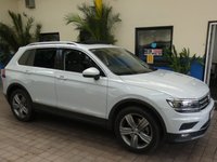 USED 2018 68 VOLKSWAGEN TIGUAN 2.0 SEL TDI 4MOTION DSG 5d 188 BHP SAT NAV PANORAMIC SUNROOF 4WD