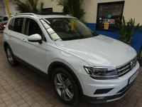 USED 2018 68 VOLKSWAGEN TIGUAN 2.0 SEL TDI 4MOTION DSG 5d 188 BHP SAT NAV PANORAMIC SUNROOF 4WD