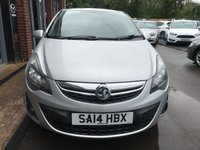 USED 2014 14 VAUXHALL CORSA 1.4 SXI 3d 98 BHP 12 MONTHS MOT HPI CLEAR !!