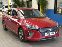 USED 2019 68 HYUNDAI IONIQ 1.6 PREMIUM 5d 140 BHP SAT NAV REAR VIEW CAMERA HYUNDAI WARRANTY TILL JAN 2024