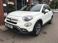 USED 2016 16 FIAT 500X 1.6 MULTIJET CROSS PLUS 5d 120 BHP 1/2 LEATHER~CD/AUX~ALLOYS