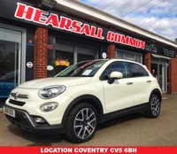 USED 2016 16 FIAT 500X 1.6 MULTIJET CROSS PLUS 5d 120 BHP 1/2 LEATHER~CD/AUX~ALLOYS
