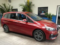 USED 2018 68 BMW 2 SERIES 2.0 220D XDRIVE SPORT GRAN TOURER 5d 188 BHP SAT NAV PART LEATHER CRUISE FREE 12 MONTHS GOLD WARRANTY