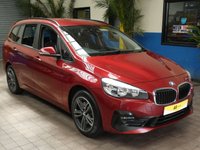 USED 2018 68 BMW 2 SERIES 2.0 220D XDRIVE SPORT GRAN TOURER 5d 188 BHP SAT NAV PART LEATHER CRUISE FREE 12 MONTHS GOLD WARRANTY