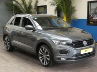 USED 2020 20 VOLKSWAGEN T-ROC 1.5 R-LINE TSI EVO DSG 5d 148 BHP STUNNING EXAMPLE SAT NAV PART LEATHER INTERIOR VW WARRANTY MAR 2023