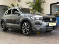 USED 2020 20 VOLKSWAGEN T-ROC 1.5 R-LINE TSI EVO DSG 5d 148 BHP STUNNING EXAMPLE SAT NAV PART LEATHER INTERIOR VW WARRANTY MAR 2023