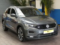 USED 2020 20 VOLKSWAGEN T-ROC 1.5 R-LINE TSI EVO DSG 5d 148 BHP STUNNING EXAMPLE SAT NAV PART LEATHER INTERIOR VW WARRANTY MAR 2023