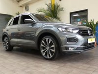 USED 2020 20 VOLKSWAGEN T-ROC 1.5 R-LINE TSI EVO DSG 5d 148 BHP STUNNING EXAMPLE SAT NAV PART LEATHER INTERIOR VW WARRANTY MAR 2023