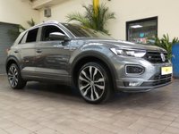 USED 2020 20 VOLKSWAGEN T-ROC 1.5 R-LINE TSI EVO DSG 5d 148 BHP STUNNING EXAMPLE SAT NAV PART LEATHER INTERIOR VW WARRANTY MAR 2023