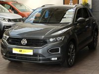 USED 2020 20 VOLKSWAGEN T-ROC 1.5 R-LINE TSI EVO DSG 5d 148 BHP STUNNING EXAMPLE SAT NAV PART LEATHER INTERIOR VW WARRANTY MAR 2023