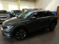 USED 2020 20 VOLKSWAGEN T-ROC 1.5 R-LINE TSI EVO DSG 5d 148 BHP STUNNING EXAMPLE SAT NAV PART LEATHER INTERIOR VW WARRANTY MAR 2023