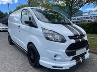 USED 2017 67 FORD TRANSIT CUSTOM 290 TDCi 105 L2 LWB [ Alloys Sport Bars  ] LR P/V  18" T SPORT GLOSS BLACK ALLOYS
