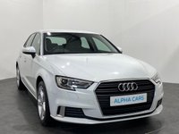 USED 2017 17 AUDI A3 1.0 SPORTBACK TFSI SPORT 5d 114 BHP Extremely well cared for Audi A 3  apple play, navigation , in stock and ready for FREE UK DELIVERY