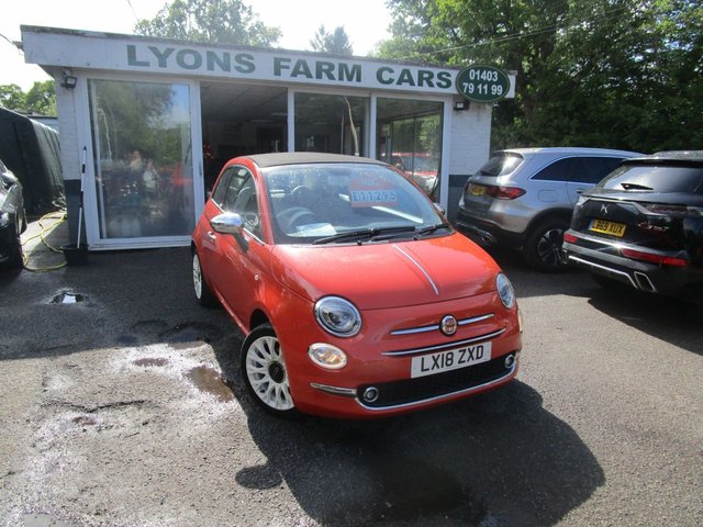 2018 18 Fiat 500c 1.2 ANNIVERSARIO CONVERTIBLE 2d 69 BHP *VERY RARE SPECIAL EDITION*