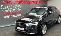 USED 2015 65 AUDI Q3 2.0 TDI QUATTRO S LINE PLUS 5d 182 BHP PLUS MODELWITH QUATTRO & HEATED LEATHER & AUTOMATIC