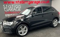 USED 2015 65 AUDI Q3 2.0 TDI QUATTRO S LINE PLUS 5d 182 BHP PLUS MODELWITH QUATTRO & HEATED LEATHER & AUTOMATIC