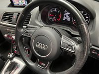 USED 2015 65 AUDI Q3 2.0 TDI QUATTRO S LINE PLUS 5d 182 BHP PLUS MODELWITH QUATTRO & HEATED LEATHER & AUTOMATIC