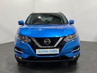USED 2018 18 NISSAN QASHQAI 1.2 N-CONNECTA DIG-T 5d 113 BHP Ultra Low mileage 6608 Nissan Qashqai ,panoramic glass roof, media / navigation, Spectacular Vivid blue  stock and ready for FREE  UK delivery