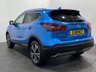 USED 2018 18 NISSAN QASHQAI 1.2 N-CONNECTA DIG-T 5d 113 BHP Ultra Low mileage 6608 Nissan Qashqai ,panoramic glass roof, media / navigation, Spectacular Vivid blue  stock and ready for FREE  UK delivery