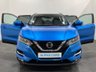 USED 2018 18 NISSAN QASHQAI 1.2 N-CONNECTA DIG-T 5d 113 BHP Ultra Low mileage 6608 Nissan Qashqai ,panoramic glass roof, media / navigation, Spectacular Vivid blue  stock and ready for FREE  UK delivery