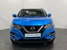 USED 2018 18 NISSAN QASHQAI 1.2 N-CONNECTA DIG-T 5d 113 BHP Ultra Low mileage 6608 Nissan Qashqai ,panoramic glass roof, media / navigation, Spectacular Vivid blue  stock and ready for FREE  UK delivery