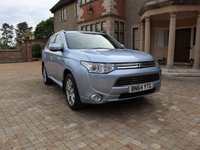 USED 2014 64 MITSUBISHI OUTLANDER 2.0 PHEV GX 4H 5d 162 BHP STUNNING CONDITION, LOW MILES AND FULL SERVICE HISTORY.