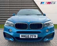 USED 2018 68 BMW X6 3.0 XDRIVE30D M SPORT EDITION 4d 255 BHP JUST 25K MILES, LONG BEACH BLUE