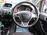 USED 2015 65 FORD FIESTA 1.0 ZETEC 3d 99 BHP Finished in INGOT SILVER METALLIC with contrasting GREY Cloth interior trim. This Fiesta is a small family 3 door car that you can really enjoy driving. Economical and cheap to run, stylish to look at and some great features. Specification includes, Zero road tax, B/Tooth, Alloys, Air Con and Heated front Screen, makes this a must for the first time driver or small family. Serviced at 12349 miles, 24103 miles, 29391 miles, 40267 miles, 61751 miles, 72135 miles, 80596 miles and at 84157 miles.