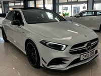 USED 2021 21 MERCEDES-BENZ A-CLASS 2.0 AMG A 35 4MATIC PREMIUM PLUS 5d 302 BHP BURMESTER + PANORAMIC ROOF + FULLY LOADED PREMIUM PLUS A35!