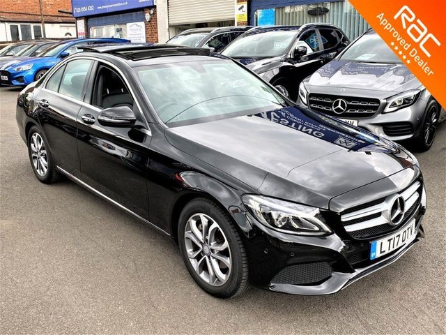 2017 17 Mercedes-Benz C-Class 2.0 C200 SPORT PREMIUM 4d 184 BHP