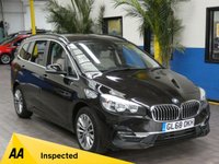 USED 2018 68 BMW 2 SERIES 1.5 218I LUXURY GRAN TOURER 5d 139 BHP 7 SEATS SAT NAV FULL LEATHER INTERIOR 6 MONTHS GOLD WARRANTY