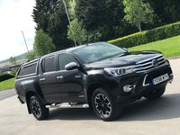 USED 2018 68 TOYOTA HI-LUX 2.4 INVINCIBLE X 4WD D-4D DCB 4d 147 BHP ** NO VAT * *  SAT NAV ** LOW MILES