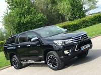 USED 2018 68 TOYOTA HI-LUX 2.4 INVINCIBLE X 4WD D-4D DCB 4d 147 BHP ** NO VAT * *  SAT NAV ** LOW MILES