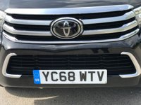 USED 2018 68 TOYOTA HI-LUX 2.4 INVINCIBLE X 4WD D-4D DCB 4d 147 BHP ** NO VAT * *  SAT NAV ** LOW MILES