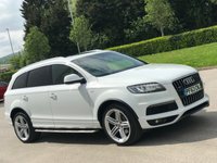USED 2013 63 AUDI Q7 3.0 TDI QUATTRO S LINE PLUS 5d 245 BHP SLIDE AND TILT GLASS PANORAMIC ROOF
