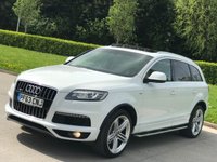 USED 2013 63 AUDI Q7 3.0 TDI QUATTRO S LINE PLUS 5d 245 BHP SLIDE AND TILT GLASS PANORAMIC ROOF