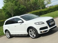 USED 2013 63 AUDI Q7 3.0 TDI QUATTRO S LINE PLUS 5d 245 BHP SLIDE AND TILT GLASS PANORAMIC ROOF