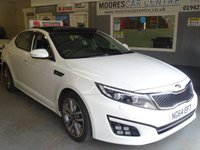USED 2015 64 KIA OPTIMA 1.7 CRDI 3 ECODYNAMICS 4d 134 BHP HUGE SPEC !!     LEATHER **  PANROOF  **  REVERSE CAMERA