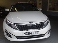 USED 2015 64 KIA OPTIMA 1.7 CRDI 3 ECODYNAMICS 4d 134 BHP HUGE SPEC !!     LEATHER **  PANROOF  **  REVERSE CAMERA