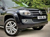 USED 2016 16 VOLKSWAGEN AMAROK 2.0 DC TDI HIGHLINE 4MOTION 180 BHP 3 STAMPS IN BOOK + CHOICES OF 4 IN