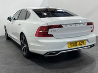 USED 2018 18 VOLVO S90 2.0 D4 R-DESIGN 4d 188 BHP In Stock S90 R Design Low mileage 25354 Miles Ice white ready for FREE UK DELIVERY
