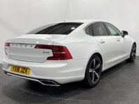 USED 2018 18 VOLVO S90 2.0 D4 R-DESIGN 4d 188 BHP In Stock S90 R Design Low mileage 25354 Miles Ice white ready for FREE UK DELIVERY