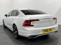USED 2018 18 VOLVO S90 2.0 D4 R-DESIGN 4d 188 BHP In Stock S90 R Design Low mileage 25354 Miles Ice white ready for FREE UK DELIVERY