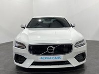 USED 2018 18 VOLVO S90 2.0 D4 R-DESIGN 4d 188 BHP In Stock S90 R Design Low mileage 25354 Miles Ice white ready for FREE UK DELIVERY