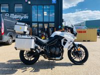 USED 2020 69 TRIUMPH TIGER 800 XRx, OFFICAL TRIUMPH LOW HEIGHT MODEL WITH ADV STYLE PANNIERS & TOP BOX