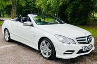 USED 2012 12 MERCEDES-BENZ E-CLASS 2.1 E220 CDI BLUEEFFICIENCY SPORT 2d 170 BHP AUTOMATIC CONVERTIBLE, AUTOMATIC