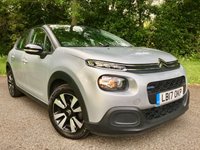 USED 2017 17 CITROEN C3 1.2 PURETECH FEEL 5d 68 BHP ONLY 21,000 MILES//2 OWNERS//ALLOYS//AIRCON//CRUISE CONTROL//GREAT SERVICE HISTORY 68 BHP ONLY 21,000 MILES//2 OWNERS//ALLOYS//AIRCON//CRUISE CONTROL//GREAT SERVICE HISTORY
