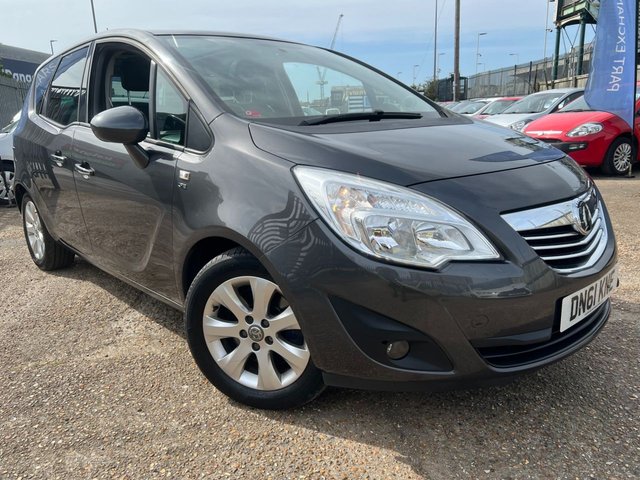 2011 61 Vauxhall Meriva 1.4 SE 5d 138 BHP