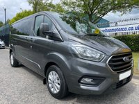 USED 2018 68 FORD TRANSIT CUSTOM 320 LIMITED D/CAB L2 LWB [ AUTOMATIC ] 170ps Eco Blue Air Con, Cruise Front + Rear Parking Sensors