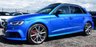 USED 2018 18 AUDI S3 2.0 S3 SPORTBACK TFSI QUATTRO BLACK EDITION 5d 306 BHP ARA BLUE+BLACK EDITION+F&R SENSORS
